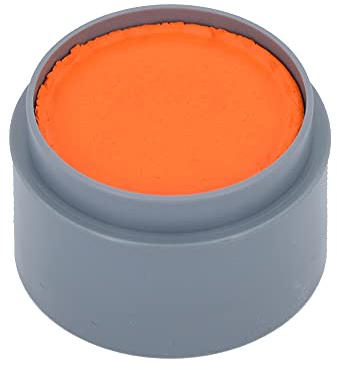 Grimas Water-Make-Up, 15ml Wasserschminke, Farbe orange 503, professionelle Körperfarbe, schnelltrockend und sehr hautschonend, ideal fürs Kinderschminken, Karneval und Halloween, auf Wasserbasis