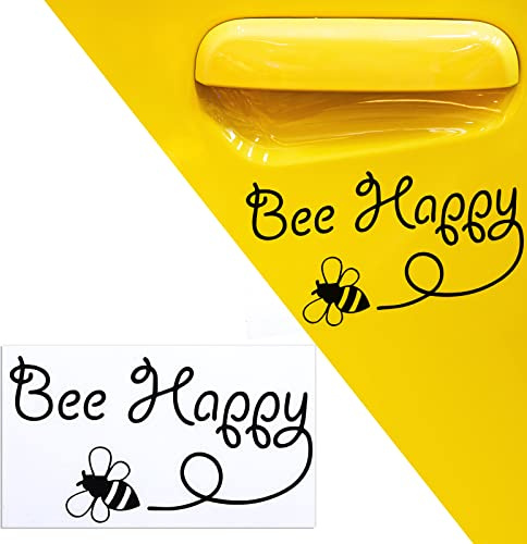 BBTO 2 Stücke Fenster Aufkleber Stoßstange Autoaufkleber Lustige Bienen Autoaufkleber Hummel Biene Aufkleber Hummel-Spaß Auto Sticker für Autos Wand Zubehör, 15,5 x 8,5 cm