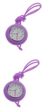 UKCOCO 2 Pcs Student Nurse Geschenke Digitaluhr Für Damen Digitaluhr Taschenuhr Für Krankenschwestern Ansteckuhr Pflegeuhr Übungsuhren Für Männer Tragbare Krankenschwesteruhr