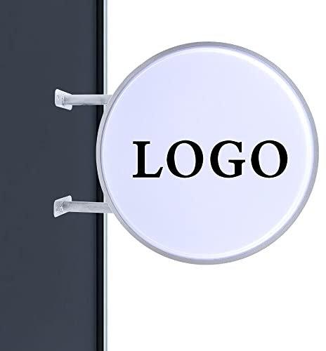 Doppelseitige Runde Vorspringende Led Wasserdichte Lichtbox Ladenschild Leuchtkasten Leuchtreklame Nasenschild Leuchtschild Circular Projektion