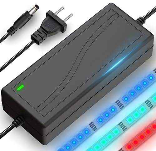 Retoo Alimentatore Adattatore di alimentazione LED Trasformatore DC 12V 5A, convertitore driver, alimentatore adattatore, alimentatore caricabatterie strisce per strisce LED, RBA, alimentazione