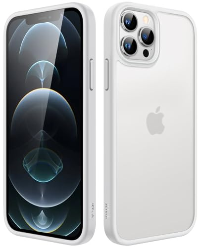 JETech Matte Hülle für iPhone 12/12 Pro, Grau