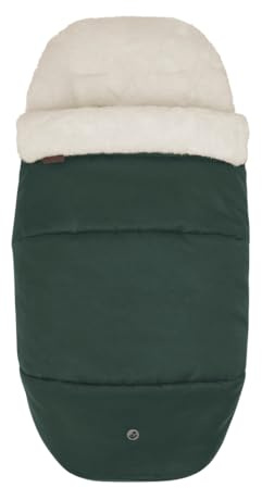 Maxi-Cosi kuschelig weicher 2-in-1 Fußsack, geeignet für alle Maxi-Cosi Kinderwagen, auch als Sitzpolster verwendbar, ab der Geburt bis ca. 3,5 Jahre, Eco Care Stoffe, Twillic Green