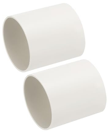 PATIKIL 9,1 cm runder Lüftungsk, 10,2 cm langes Kunststoffrohr, Ersatzversorgung, Heizung, Kühlung, Belüftung, AC-System, 2 Stück