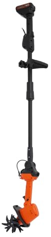 2-in-1 Gartenfräse Motorhacke, Akku-Bodenhacke Umgraben Minikultivator, 10cm Frästiefe und Fräsbreite, Gerät 550W Gartenfräse Perfekt zum Auflockern, Bearbeiten und Kompostieren