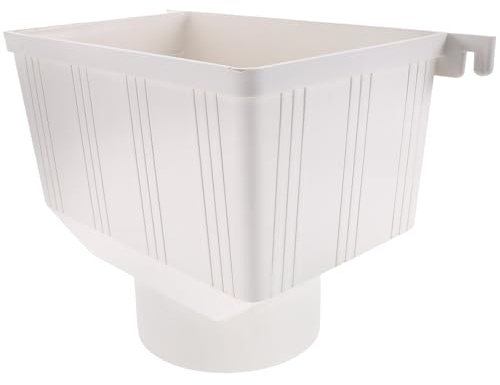 Sosoport Deviatore per Pluviale in PVC Connettore per Grondaia Resistente Anti-Perdita Kit Raccolta Acqua Piovana per Accessorio Facile da Installare per Pluviali Domestici e