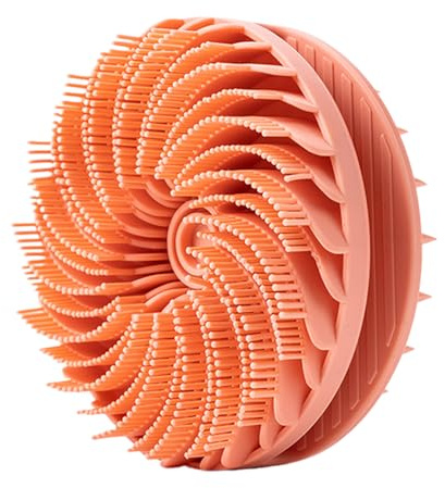 Spazzola doccia, spazzola per il corpo, spazzola per lo scrubber per il | corpo in silicone | innovativo bagno girevole 2 in 1, spugna igienica per doccia, alternativa per pelli sensi