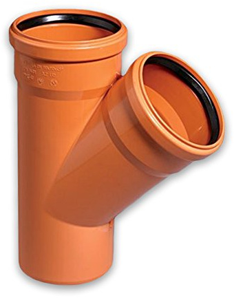 Kanalrohrsystem KG-Abzweig 45° DN 200/125