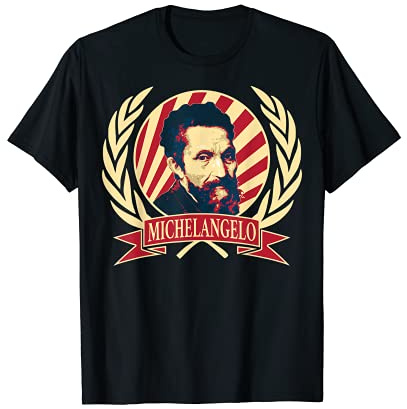 Michel-Ange Michelangelo célèbre artiste et peintre italien T-Shirt