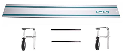 Makita Kit de rails de guidage 1400 mm + 2 connecteurs de rail de guidage + 2 serre-joints