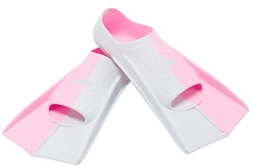TIYGHI Schwimmflossen Schwimmtrainingsflossen Silikon Professionelle Tauchflossen Kurz Männer Frauen Schnorchel Schwimmflossen Flossen Ausrüstungsset (Color : Pink, Size : 42-44)