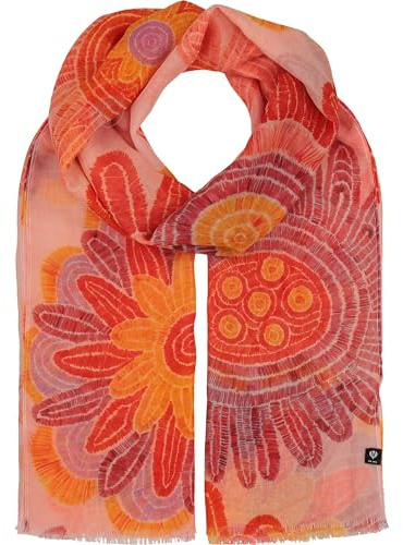 FRAAS Stola mit floralem Design - 70 x 180 cm - leichter Schal mit Blumen-Muster - Sustainability Edition