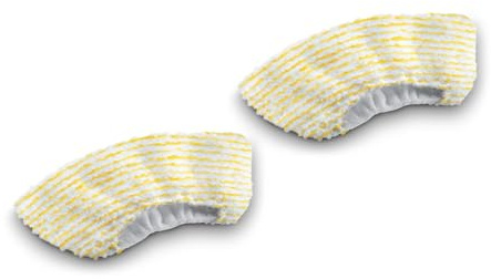 Kärcher Steam Cleaner Hand Cloths, Microfiber - Designed for Karcher SC3 Steam Cleaner Hand Nozzle - for Power Steamers - 2 Pack