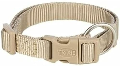 Trixie - Trixie Halsband Hund Premium Sand Taupe