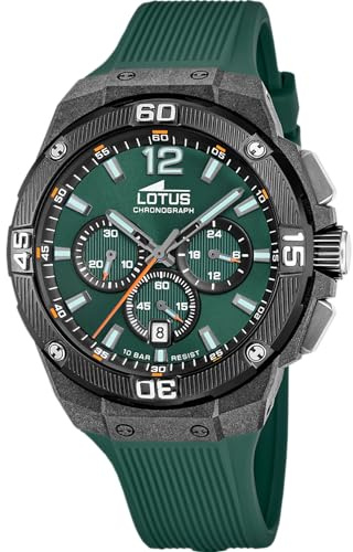 LOTUS Men's Blue Chrono Rubber Watch Bracelet