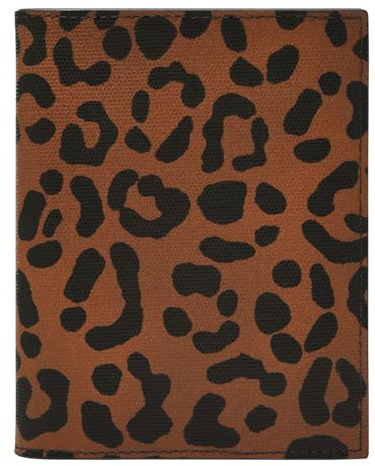 Fossil Gift Passport Case Leopard Print