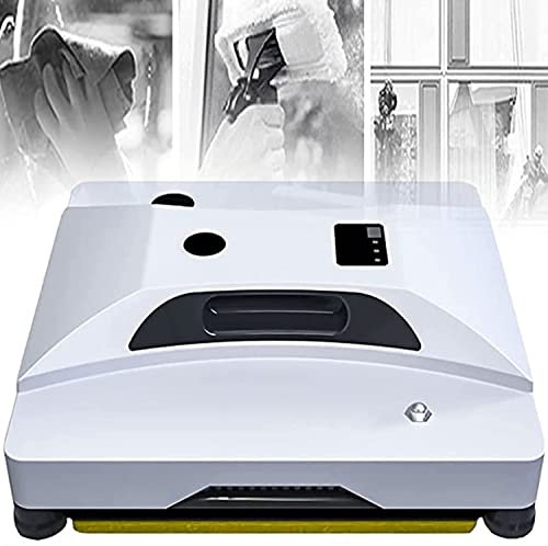WXPXYBF Robot limpiacristales, Limpiador de Cristales eléctrico Inteligente con Control Remoto, anticaídas, aplicación de Inicio con un botón para Ventanas, Espejos y Azulejos
