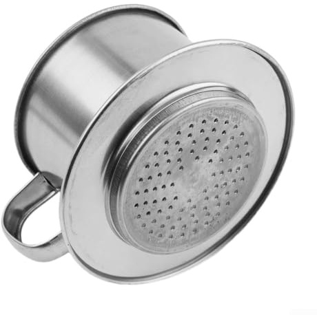 ComfyHarbor Cafetera con filtro de goteo de acero inoxidable, cafetera para estilo vietnamita de 50 ml y 100 ml, para uso doméstico y cocina