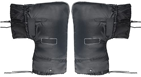 Ddujbtp Fahrrad-Lenkerhandschuhe, Fleece-Innenfutter, Winter, Fat-Bike-Fäustlinge, extremes kaltes Wetter, Wärmer