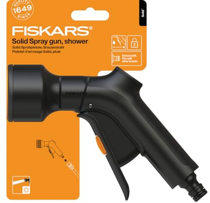 Fiskars 1070837 Solid Brause Bewässerungspistole Hartstrahl