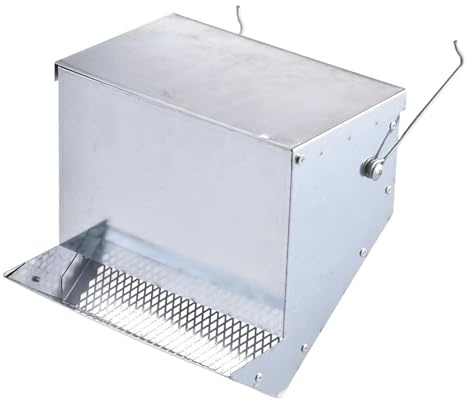 predolo Mangeoire pour Animaux, Accessoire Distributeur de Nourriture pour Lapins, hérissons et