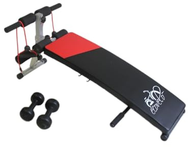 FFitness FLMD312N Sit up Total Body Home Gym Equipment Macchina Addominali pettorali Glutei Cosce Polpacci Cellulite Gambe Muscoli del Corpo Pesi pesistica estensori Elastici