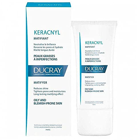 DUCRAY Keracnyl Matifiante Cr 30Ml für Erwachsene, für den praktischen täglichen Gebrauch, 30ml