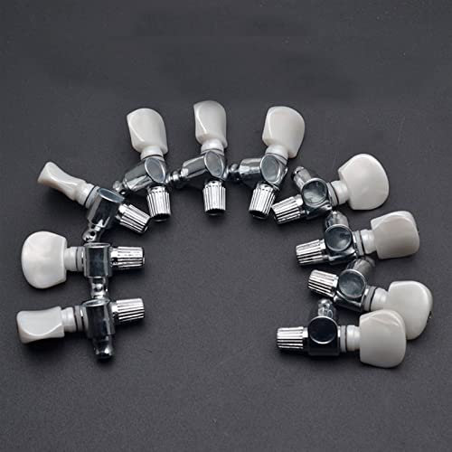 WNWN 1. 0pcs. Banjo 5. Gitter-Tuner-Tuning-Peg-Maschinenköpfe Mit Perlenknopf Banjo-Teilen Tuner Mechaniken Knöpfe