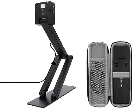AMBIR Flexicam USB Document Camera-4K Video, FC204-AC, Internal Microphone & Light. Compatible with ChromeBook, MacOS and Windows. in-Classroom and Remote Teaching, Web Meetings and Creator Videos