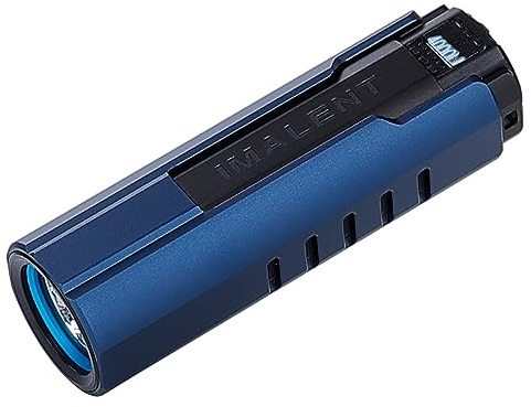 IMALENT LD70 Mini Rechargeable EDC Torch, 4,000 Lumens, 203m Beam, OLED Display, Six Brightness Levels, IPX-8 Waterproof (Dark Blue)