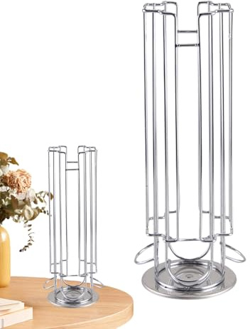 Zankie Porte-Capsules De Café,Distributeur De Capsules pour 32 Capsules Do-LCE Gusto Support pour Capsules De Café Distributeur De Capsules/Support De Capsules/Support De Capsules-Rotatif À 360°Et