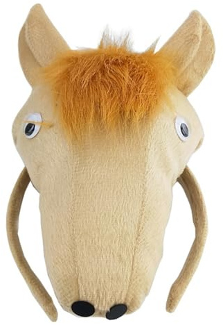 3 Stück gefüllte Haarreifen in Pferdeform, Schwanz und Fliege, Karneval, Party, Kopfschmuck, leichtes Rollenspiel, Schwanz, Haarband, Handschuh/Fliege