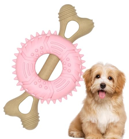 Kauspielzeug für Hunde, Knochen, Welpen-Backenzahn - Hundezahnbürste, Kauknochenspielzeug | Pet Oral Care Natürliches, bissfestes Kauspielzeug für kleine, mittelgroße und große Hunde