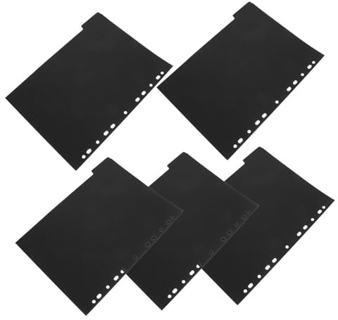 SHOWERORO 5blätter Teiliges Trennblätter Für Notizbuch Abnehmbare Binder Dividers Für Bessere Organisation Hochwertiges Material Für Lange Nutzung Für Büro Und Schule