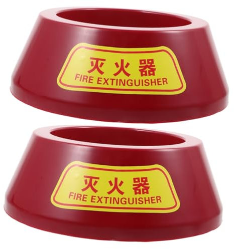 jojofuny 2piezas Soporte De Extintor De De Plástico Para Suelo Base y Estable Para Extintores De Polvo Para Almacenaje Hogar y Oficina Diseño Práctico y Seguro