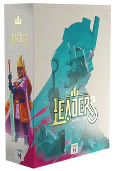 Studio H - Leaders - Jeux de société - Jeu de stratégie et affrontement dès 10 Ans - Jeu de réflexion Tactique - 2 Joueurs - Jeu Rapide 10 Min - Version Française - STLEAD