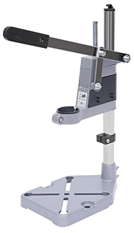 Fridgestea Drill Press Stand Adjustable Depth Stop Drill Holder, Pillar Pedestal CLAMP for 43mm & 38mm Collar Diameter Hand-Held Workstation for Repair/DIY Tool/Woodworking/Workbench