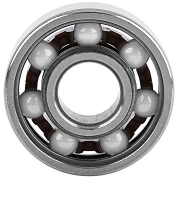 Oumefar 608 Rodamiento de Bolas Híbrido en Miniatura, Bolas de Cerámica Silenciosas para Juguetes Giratorios con la Punta de los Dedos, 8 X 22 X 7 Mm, para Equipos Mecánicos, Instrumentos Eléctricos