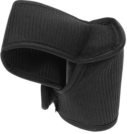 DOITOOL Protectora para Manillar de Bicicleta sin Pedales, Color Negro, Material Seguro y Desmontable, Cubierta para Manillar Compatible Scooters, Protección para Uso
