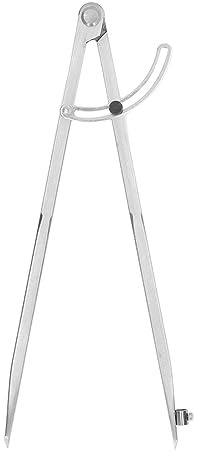 Woodworking Compass 400mm Carbon Steel Wing Divider Scriber with Pencil Holder, Adjustable Leather Compass Tool for Carpenter and Leather Work, Precision Marking Compass