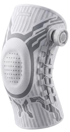 Rodillera ajustable para aliviar el dolor, rodillera ajustable con almohadilla de gel para rótula y estabilizadores laterales, rodillera de compresión para dolor en las articulaciones, desgarro de