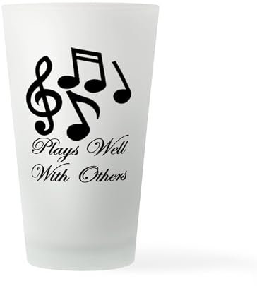 CafePress Make Music Pint Glass, 16 oz. Drinking Glass