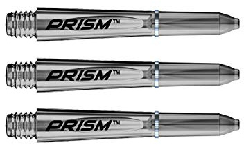 WINMAU Prism 1.0 Schwarzer Farbton Ex Short Polycarbonate Dart Stems - 1 Sätze pro Packung (3 Schäfte insgesamt)