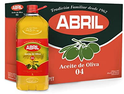 ABRIL - Aceite de Oliva Suave (Pet 5 Litros - Caja de 3 garrafas)