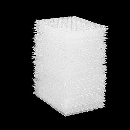 V-CHEN 120 Stück transparente Luftpolstertaschen, 10,2 x 15,2 cm, dicke stoßfeste Schaumstoffbeutel, schützende Luftpolstertaschen, doppelwandige Dämpfungstaschen für Umzug, Versand und Verpackung
