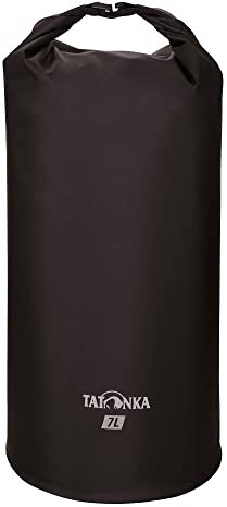 Tatonka WP Stuffbag Light 7L - Leichter, wasserdichter Packbeutel mit Rollverschluss und 7 Liter Volumen (Black)