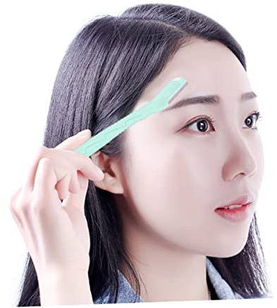 FRCOLOR 3piezas Maquinilla De Afeitar Seguridad Cejas Acero Inoxidable Rasuradora Cejas Mujer Recortador Cuchillas Depilar