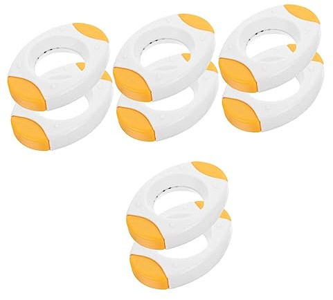 BESTonZON 8pcs Egg Cutting Tool Eggshell Opener Separator Remover Topper Scissors for Deviled Eggs Dishwasher Safe