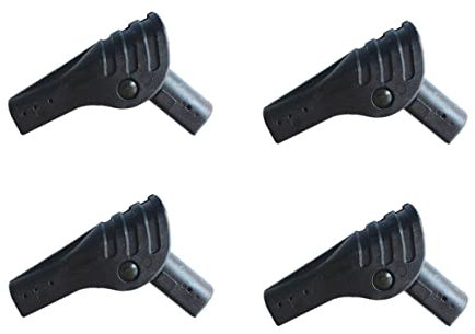 Kisangel 4 Pcs Tent Joints Tent for Camping Carport Camping Accessories Poles Repair Supplies Canopy Nylon Elbow Black Outdoor