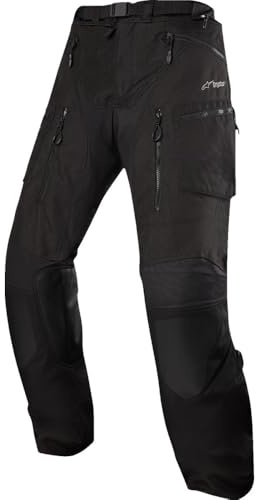 Alpinestars Ardent 3in1 Adventure Touring Pants, Multi Season Protection and Comfort, Durable Design, Enhanced Ventilation, Long Distance Riding Performance, L, Black/Black
